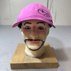 Cap America Subaru Performance Quick Dry UV Guard Pink Athletic Cap OSFM
